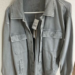 Thread and supply shacket NWT